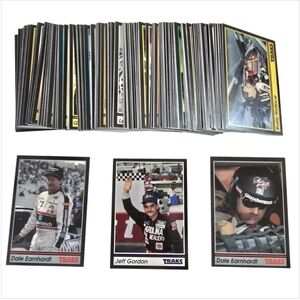 Vintage 1991 Traks Race Nascar Trading Cards Complete 200 Card Set Gordon Rookie